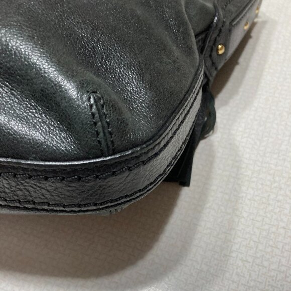 GUC Black Leather Cole Haan Satchel or Shoulder Bag - Picture 7 of 12